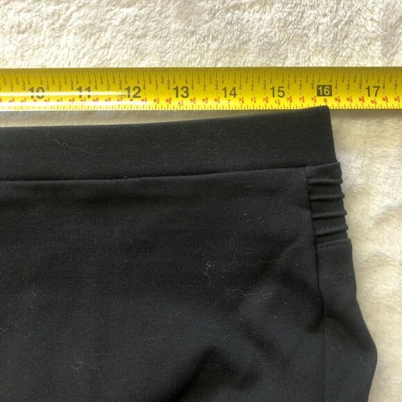 Parasuco Black Stretch With Ribbing Textured Front Moto Pants Size Large - Picture 9 of 11
